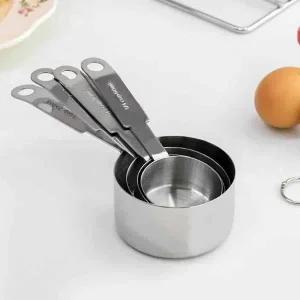 [골드스마일]스테인레스 계량컵 4p 볼그릇 스텐계량볼 계량볼 계량컵계량스푼