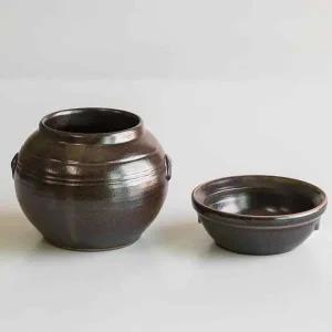 [골드스마일]풍수인테리어 항아리 5호 깍두기항아리 미니장독 전통항아리 장독