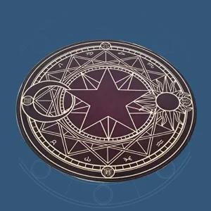 고품질 타로 스프레드 천 휴대용 마법진 카드 매트 80cm 타로천 타로매트 타로스프레드천 WFHEUZP