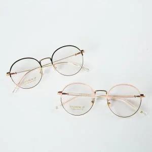 /아도라하우스 귀여운 티타늄 동그리 감성 안경테 (블루라이트X)_3458