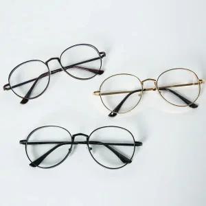 /아도라하우스 땡그리 3컬러 심플 커플 안경테 (블루라이트X)_7071