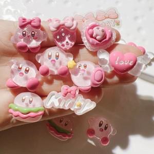 투명 스타 커비 접착 스티커 Guka  소녀 구멍 신발 꽃 액세서리 냉장고 워터 컵