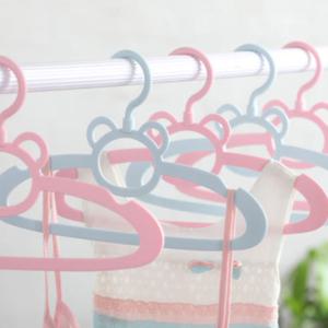 톨스토이 유아 아기 곰돌이 회전형 옷걸이 블루 30P