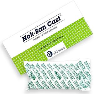 녹산 석고 붕대 6인치 1박스 12롤 의료용 깁스 미술 용품 15cm