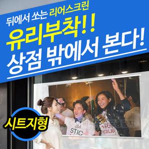 빔프로젝터전용 스마트뷰 원단부착형 리어스크린
