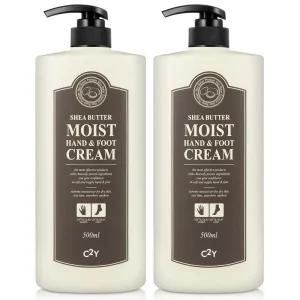 대용량 쉐어버터 풋크림 & 핸드크림 500ml 2개/핸드로션