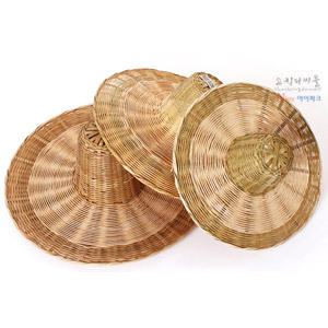 대나무 패랭이 모자 (소중대 삿갓 민속품 벽걸이 인테