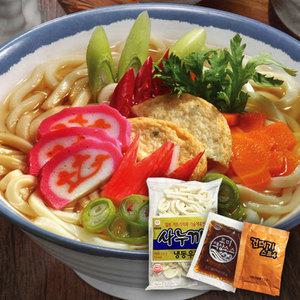 사누끼 우동 1인분 + 소스/냉동 우동사리/우동면/생우동/쯔유