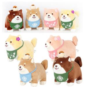 모찌시바 시바견 스탠딩 25cm 사크라 앙코 키나코 모나카 애착 강아지 동물 인형