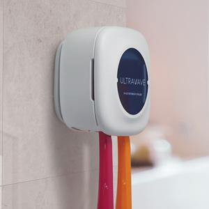 울트라웨이브 TS-22 휴대용 칫솔 살균기 2인용 친환경 UV C LED 자외선 무선 소독기 케이스 면도기 살균
