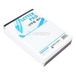 [명진문구산업] 명진 양면괘지 편지지 (50매) x 10묶음