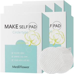 메디플라워 메이크 셀프 패드 리필 130매x5박스(총650매) 화장솜 각질패드 닥토패드