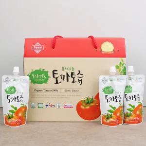 하늘농부 오가티움 유기농 토마토즙 120mlx20팩