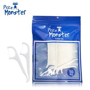 프라이스 몬스터 온가족 일회용 치실 600p(50px12봉)
