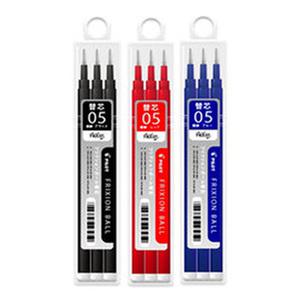 파이롯트 프릭션 볼 노크 지워지는 볼펜 리필 심 0.5mm 검정 빨강 파랑