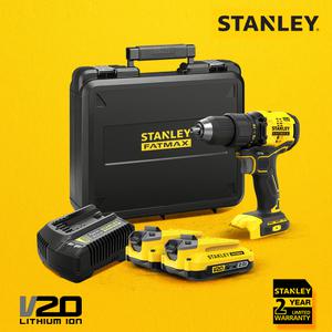 스탠리 20V MAX 브러쉬리스 드릴 드라이버 풀세트 배터리 2개 SBD710D2K