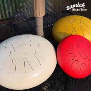삼익 스틸 행드럼 미니 텅드럼 12인치 13음 전용가방 말렛 핑거 스틱 구성 취미 힐링 타악기
