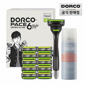 도루코 페이스6스타일 면도기획세트 2호 (면도기+날 총11입+폼)