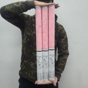 웨딩 플라워샤워 폭죽 3개 세트(결혼식 축포 파티 생일 공기압 이벤트 꽃잎)