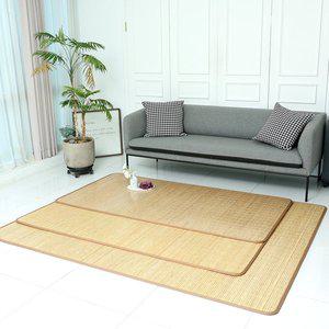 [리앤데코]천연 국산 남도 쿠션 나무자리 여름 대나무 돗자리 대형 / 거실형