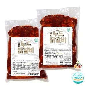 봄내누드닭갈비 800g 2팩