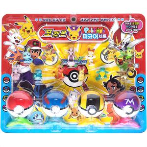 포켓몬피규어 대형세트 12종 볼4개