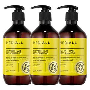 메디올 두피 청정 샴푸 우디향 480ml X 3개 (+샴푸6ml 5개)