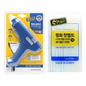 평화 글루건 핫멜트 스틱 글로건 접착제 본드