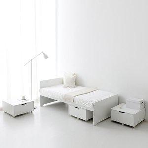 싱글 수납 침대 다용도 침대프레임 슬라이딩 수납장 공간절약 원룸 자취방 학생 성인 기숙사