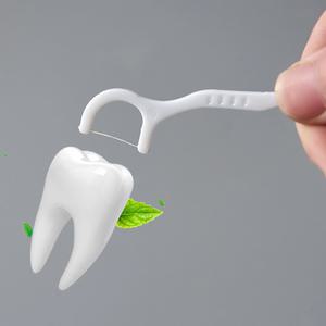이지 일회용 손잡이 치실 치간 칫솔 대용량 600개 어금니 치실 손잡이형 이쑤시개