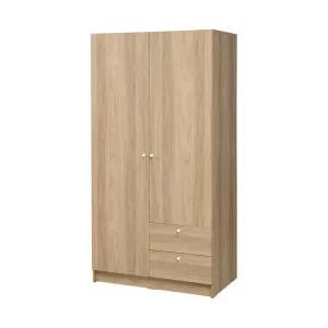 [롯데백화점]이케아 이케아 VILHATTEN 빌하텐 옷장+도어2/서랍2 98x57x190cm/장롱