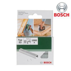 보쉬 충전 타카핀 타카심 스테이플러심 ㄷ자형 type53 12mm 1000pcs 2609255822