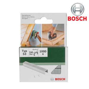 보쉬 충전 타카핀 타카심 스테이플러심 ㄷ자형 type53 14mm 1000pcs 2609255823