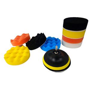 밸류 광택패드 세트 10p 전동드릴용 폴리싱 차량용 광택기 세차 왁싱