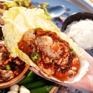 [대한민국농수산] 황금비율양념과 싱싱한 통영 생굴로 만든 생굴무침 300g/500g