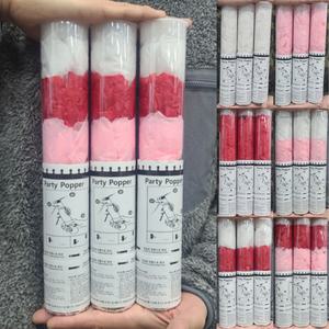 대형 축포 파티 웨딩 결혼식 축하 꽃가루 꽃잎 조화 컨페티 플라워 샤워 공기압 폭죽