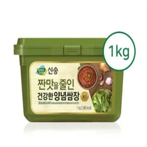 신송식품 짠맛을 줄인 건강한 양념쌈장 1kg 1개