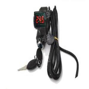 전동킥보드 키박스 도난방지 자물쇠  12-96V 볼트게이지 스쿠터 자전거