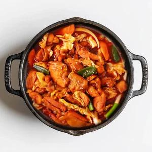 꿀맛나는세상 춘천식 양념 닭갈비 500g *2팩_냉동