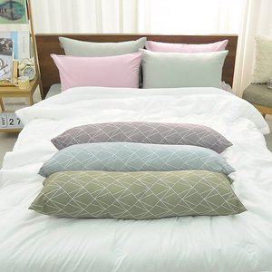 [누리홈] 비앙코 사각바디필로우커버 35x100 빨아쓰는 대형 쿠션 롱쿠션 긴베개 등쿠션