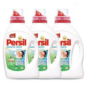 퍼실 센서티브 1.35L x3개 유아용 알/러지케어 세탁세제