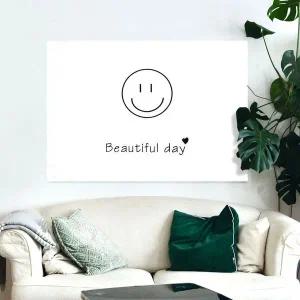 대형 패브릭 포스터 스마일 S WD0D04B