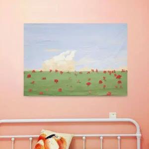 대형 패브릭 포스터 유화 지평선 S WACEF6E