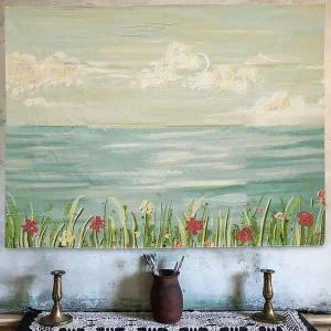 대형 패브릭 포스터 유화 수평선 L WACEF6D