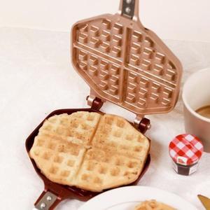 [제이큐]와플 팬 메이커 기계 후라이팬 국산 무쇠 와플기 틀