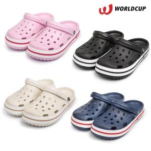 월드컵 파디 남성 여성 공용 가볍고 쿠션 EVA 슬리퍼 뒷고리 샌들 아쿠아 신발