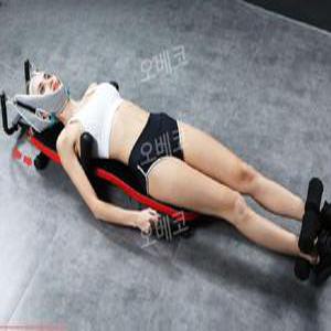 수평거꾸리 꺼꾸리 허리운동기구 견인기 거꾸로 가정용