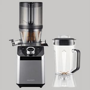 휴롬 2in1 착즙기&블렌더(듀얼형) M100-SBFA05(메탈릭실버) 믹서기