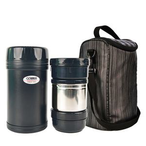 코스모스 WJ-374 따끈 햇살도시락 국산 스텐 보온도시락 일체형 보온통