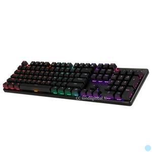 앱코 레인보우 LED 기계식 게이밍 키보드 적축 선물